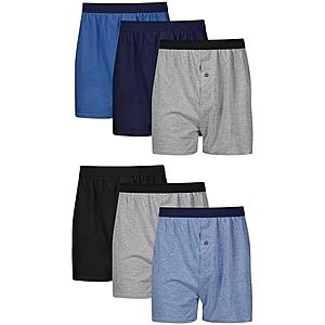 [AC] $12.99* | 6-pk Hanes Men's Comfortflex Waistband Underwear Boxers Pack at Amazon